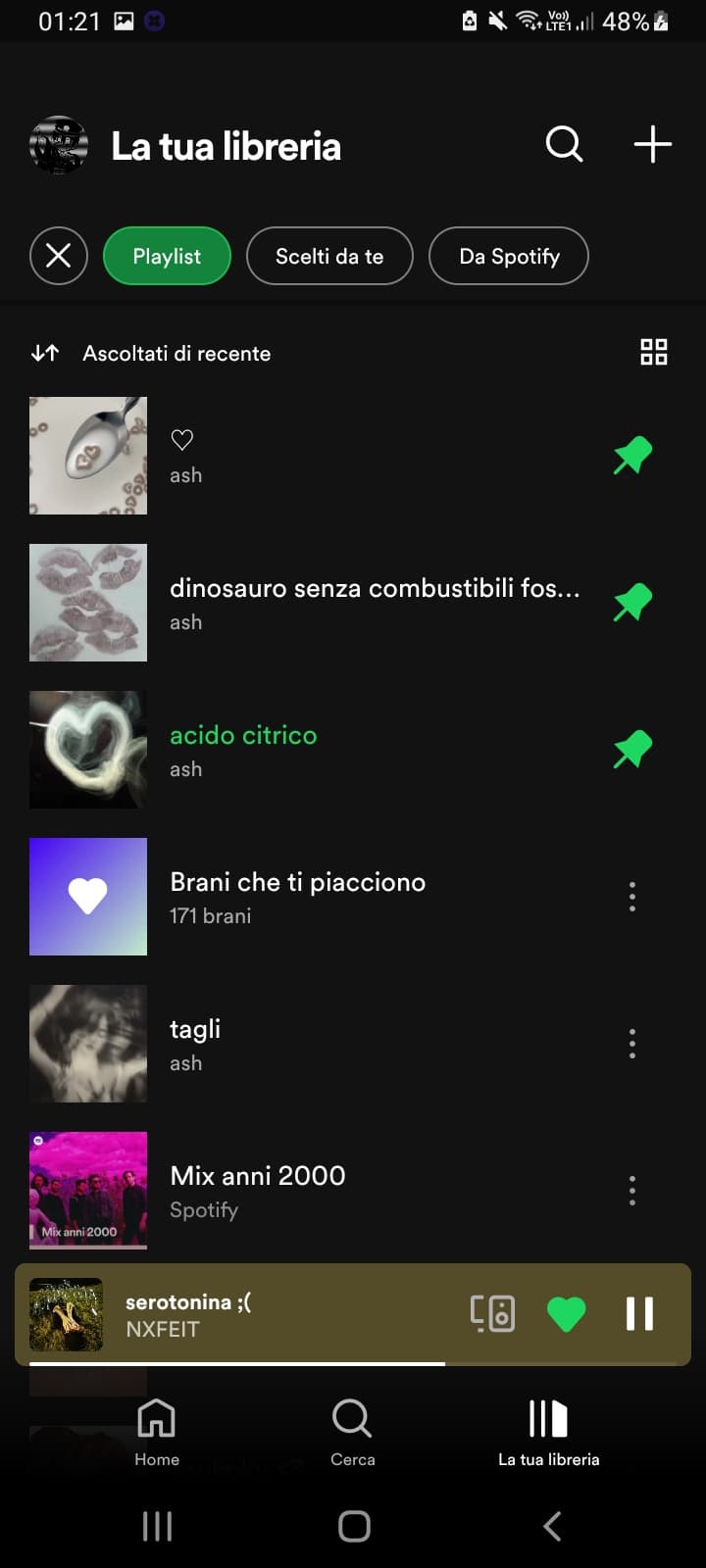 mi annoio quindi mi sto riorganizzando le playlist ?