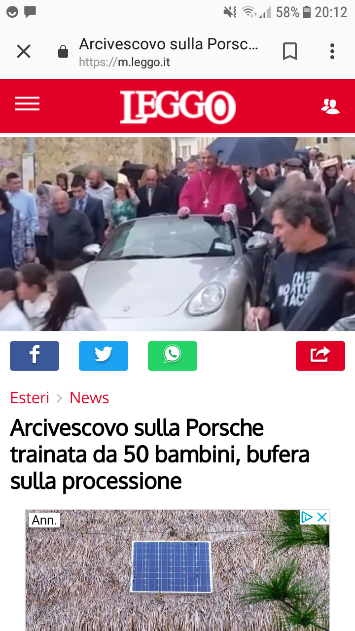 La curia ci regala sempre soprese❤