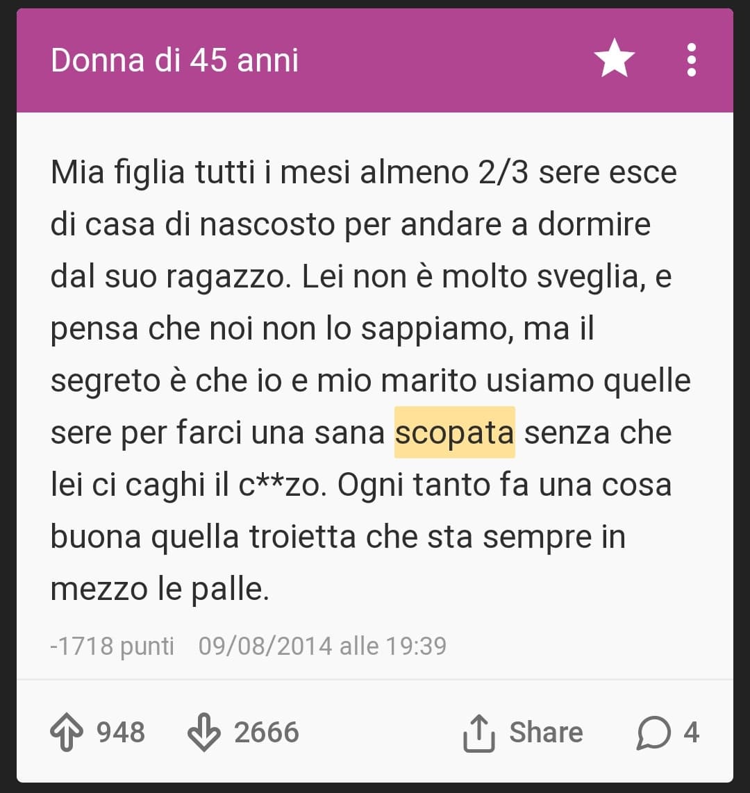 Posso dire che mi ricordo di questo segreto