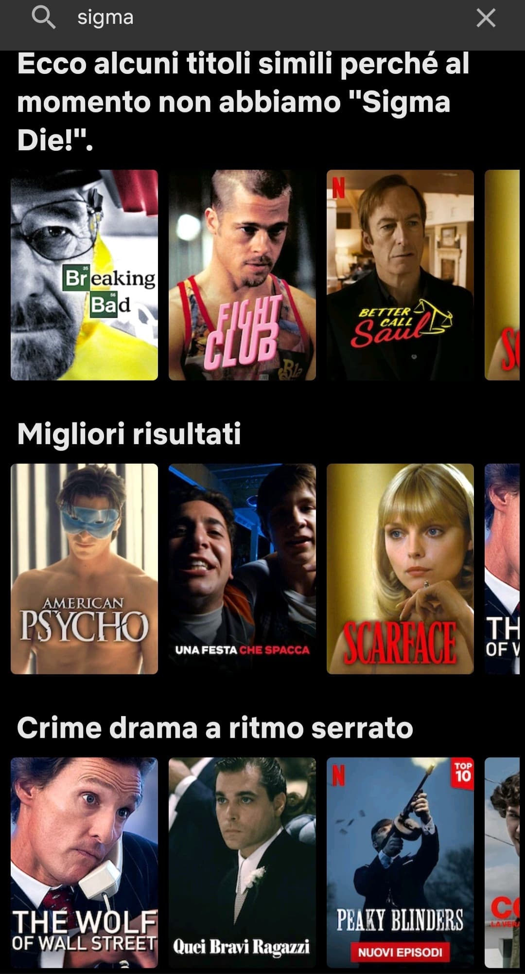 Anche netflix conosce i sigma 