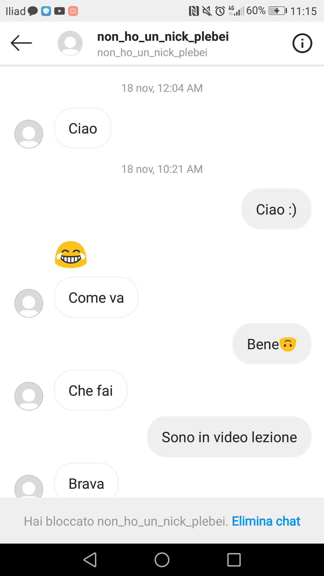 Ciao Francy, ultimamente sto facendo un po' di segnalazioni. Ora ti spiego cosa è successo, purtroppo non ho tutte le prove perché non ho le chat su insegreto. Spero bastino... 