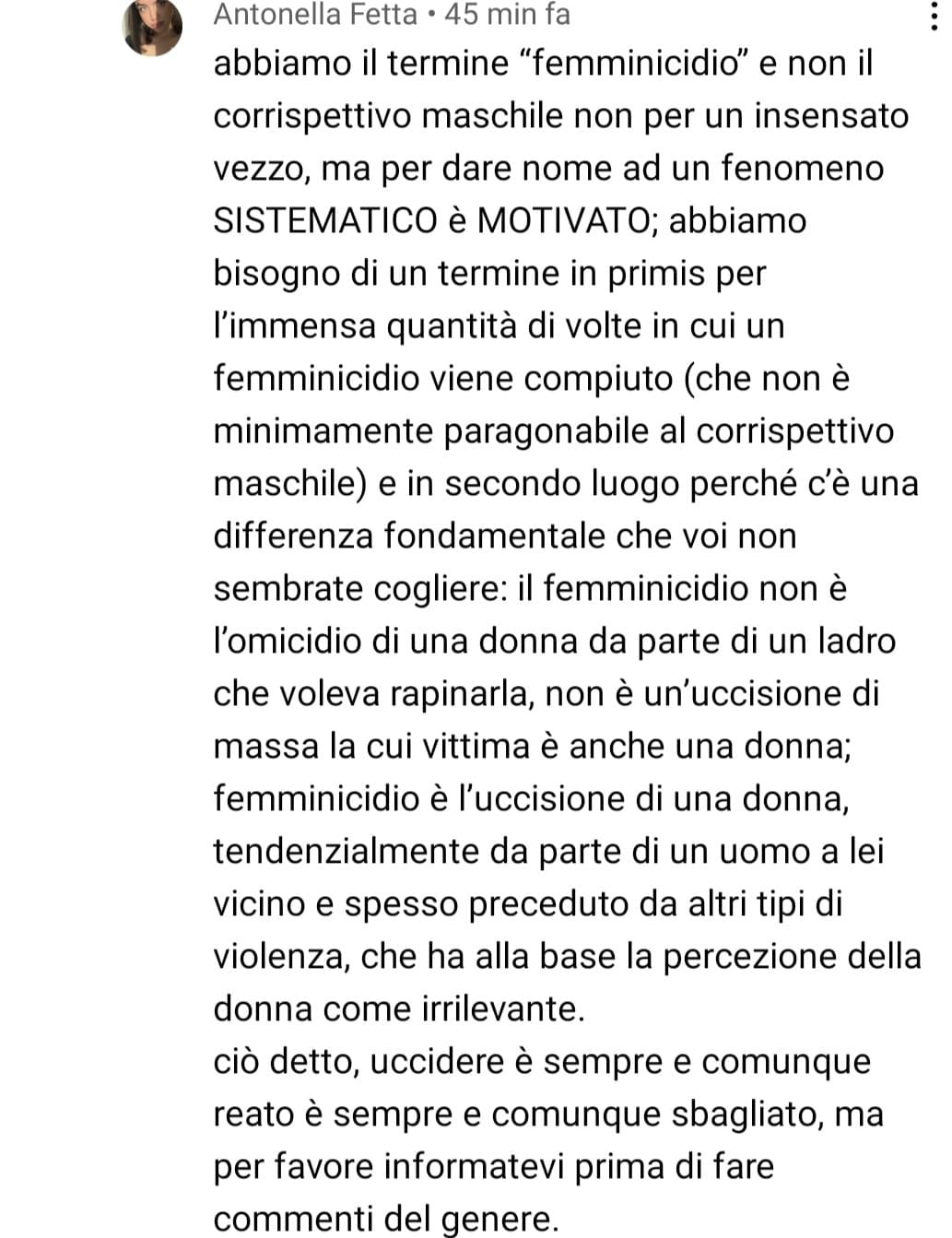 Non lo capiscono Antonella è inutile 