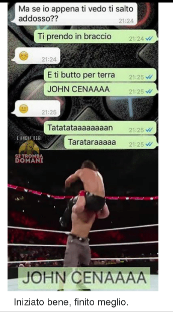 L'ho anche fatto io poi ahah