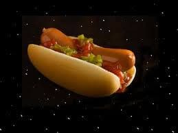 Il vostro Hot dog spaziale e quiiiiii