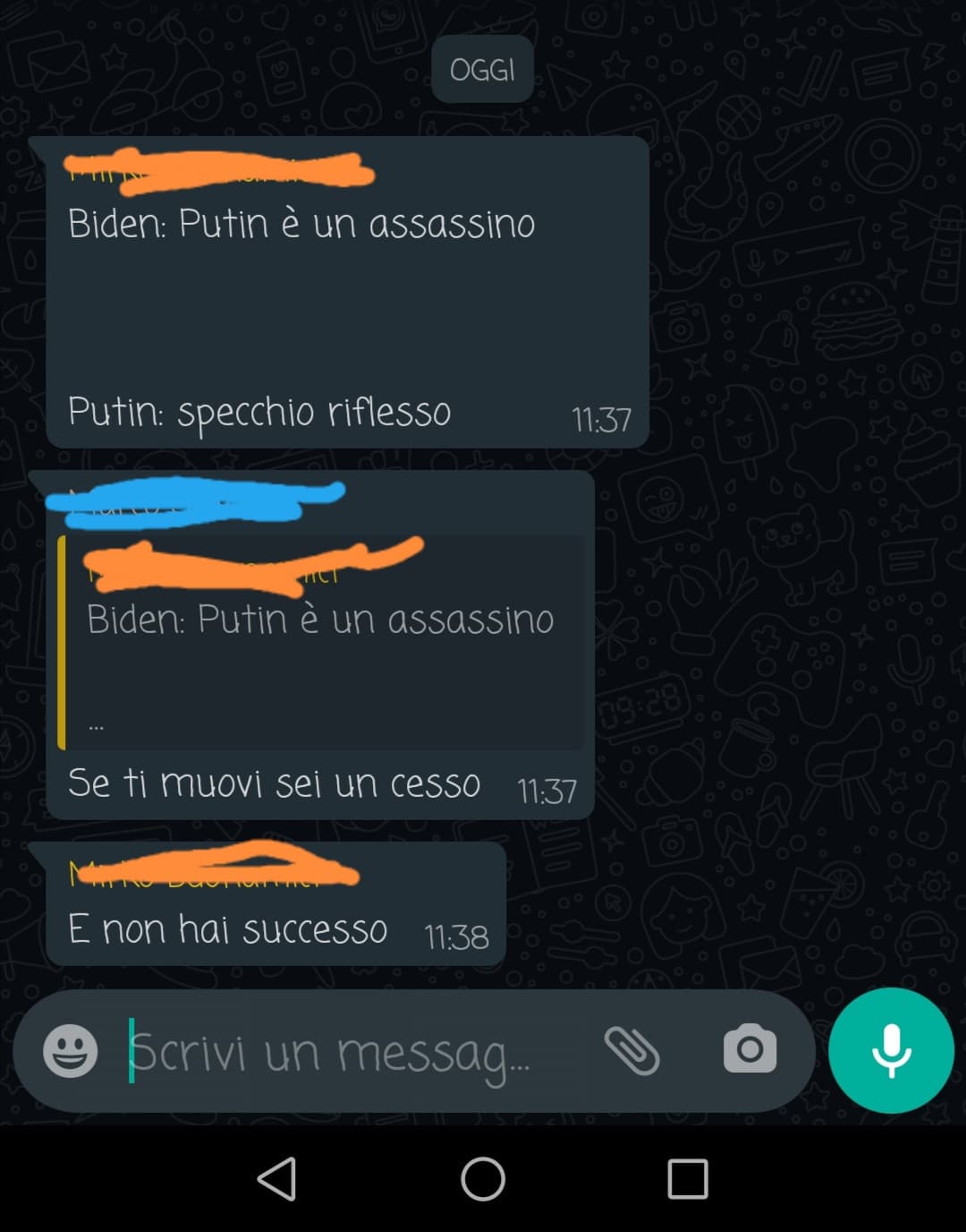 Intanto nel mio gruppo di classe