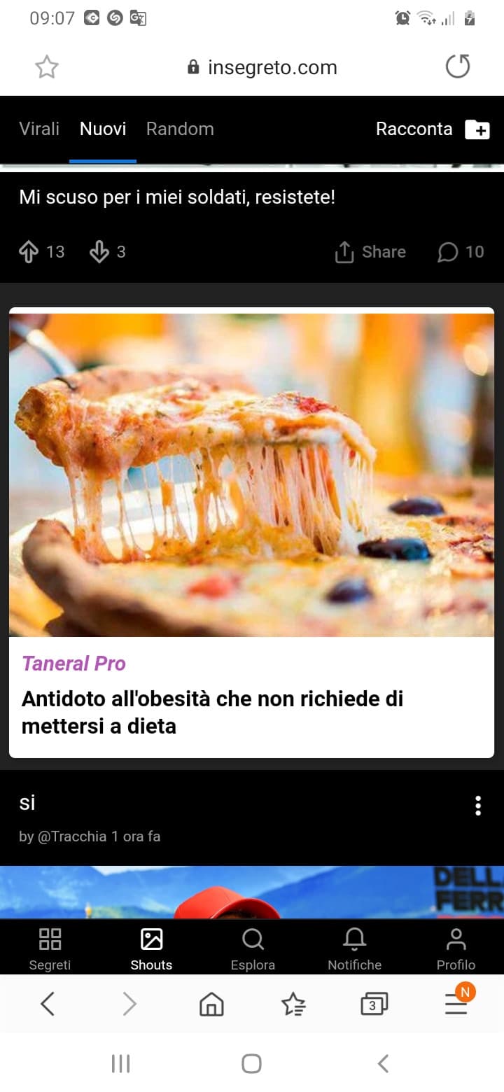 Certo, una pizza ci sta proprio bene in una pubblicità contro l'obesità??