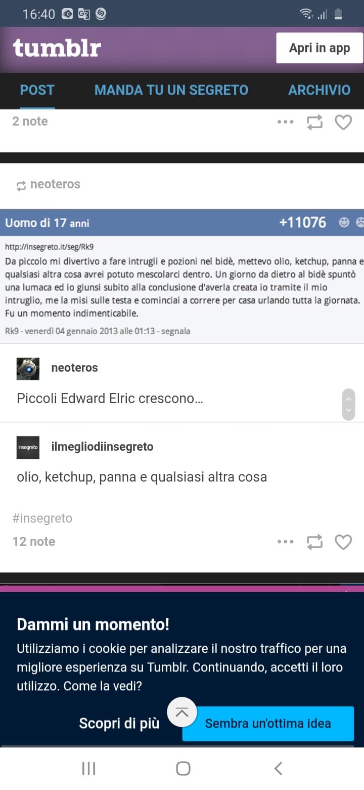 Zucchero, cannella ed ogni cosa bella...