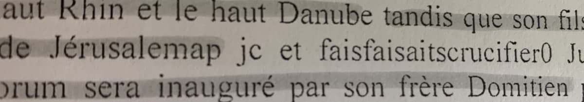 raro esemplare dell’autore di un libro di storia in francese che si è addormentato sulla tastiera 