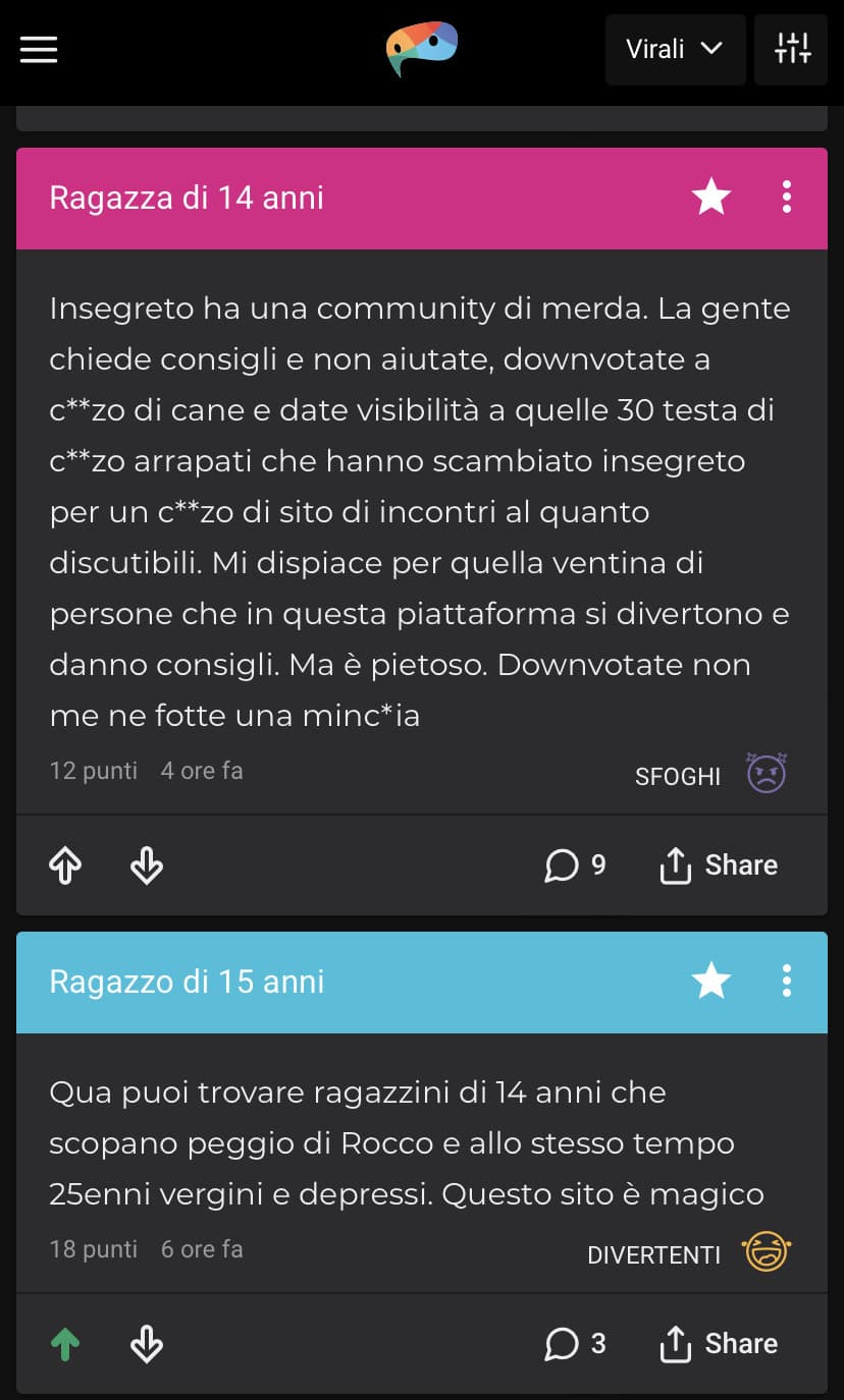 Vediamo un pochino che succede adesso