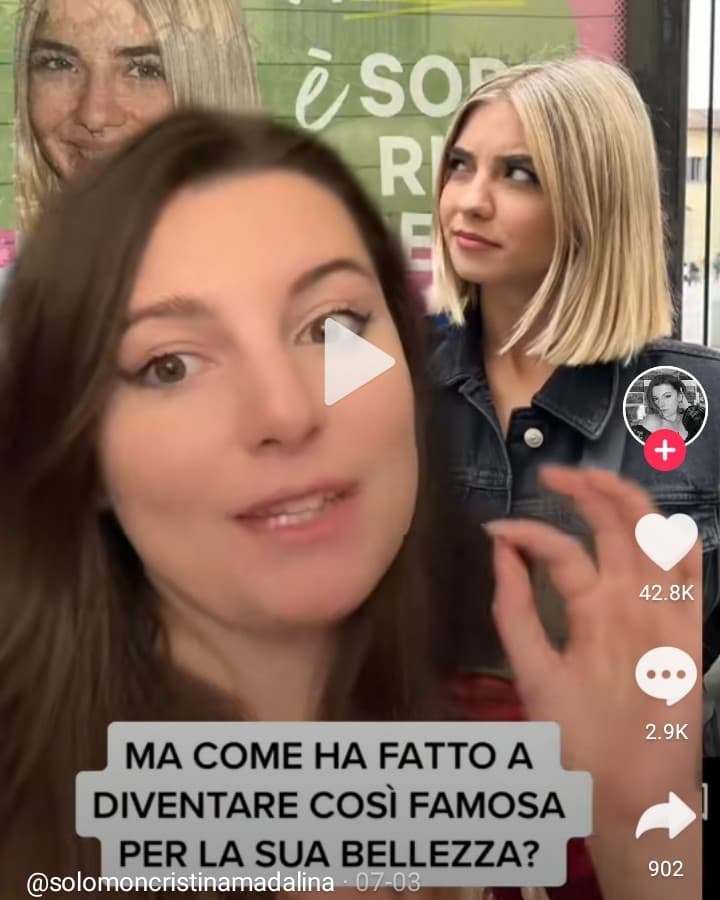 Ora, dire: "Non capisco come faccia alessia lanza ad essere famosa. Sì è bella, ma non è tutto sto granchè". Non è una dimostrazione di invidia troppo palese?