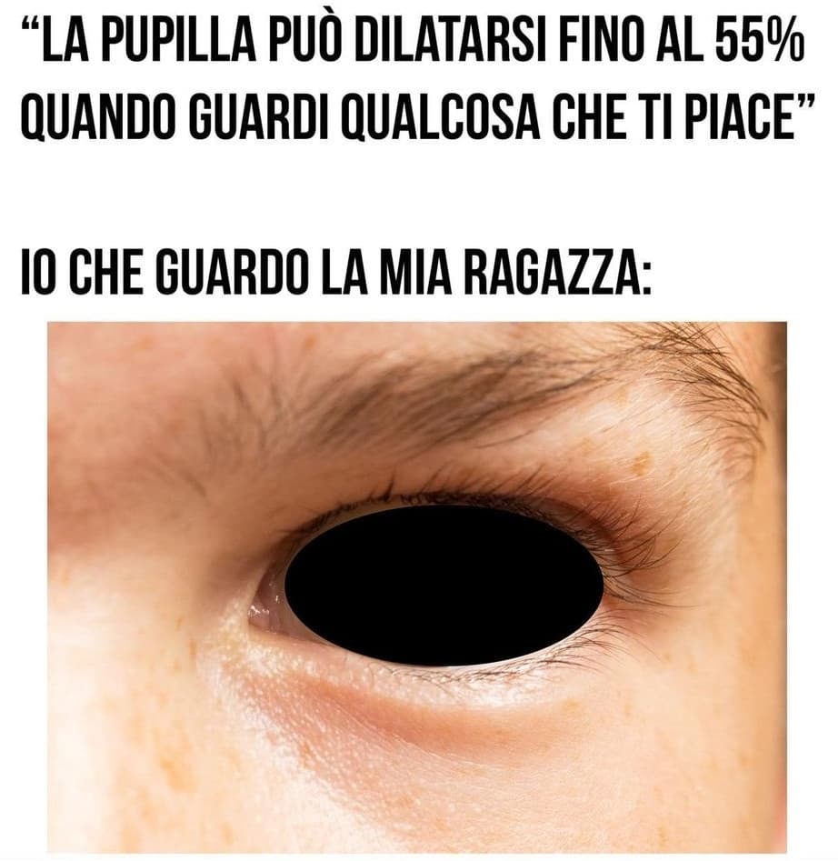 Io che guardo lui: