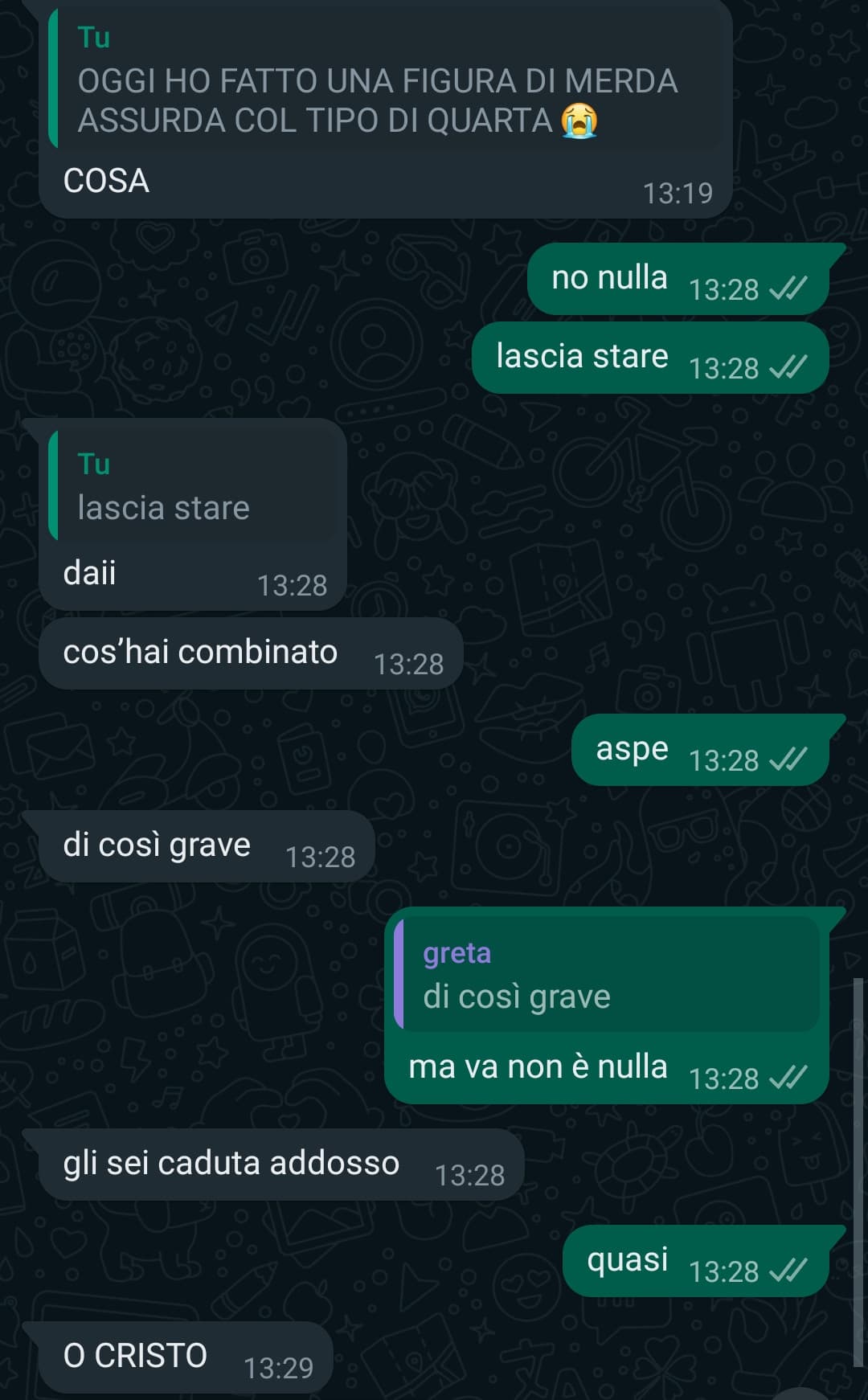 già. sparatemi. 