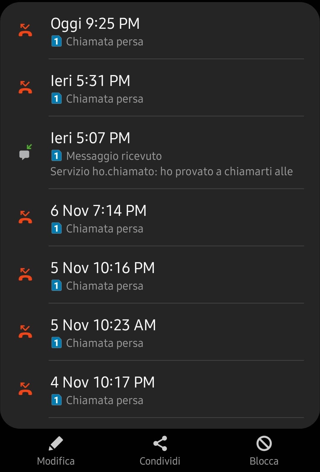 mia mamma che mi chiama per vedere se sto al telefono con qualcuno perché non vuole che parli con ragazzi, è psicopatica questa, e non è l'unica cosa che fa.