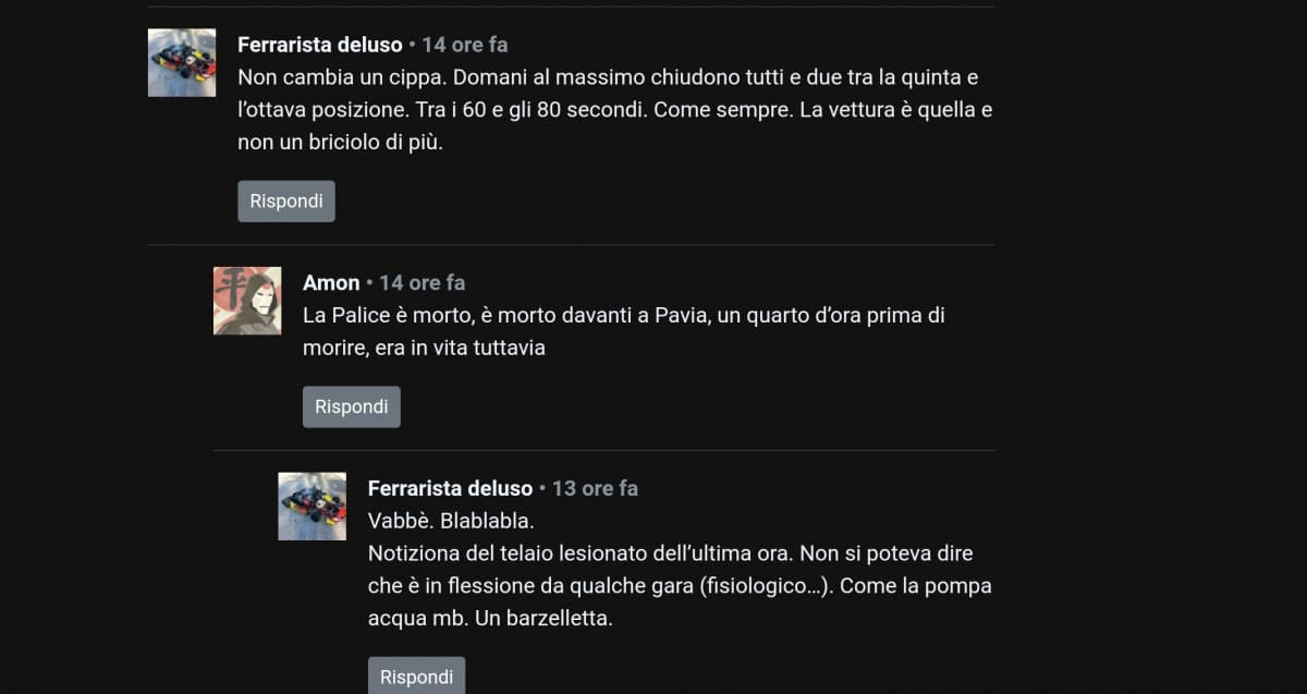 Dopo che è stato dissato, sivia