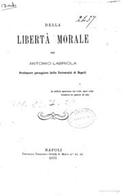 Della libertà morale (1873)