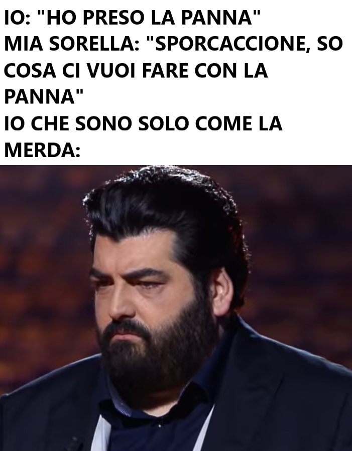 Dopo che le ho detto che non mi caga nessuno si è messa a ridere -.-