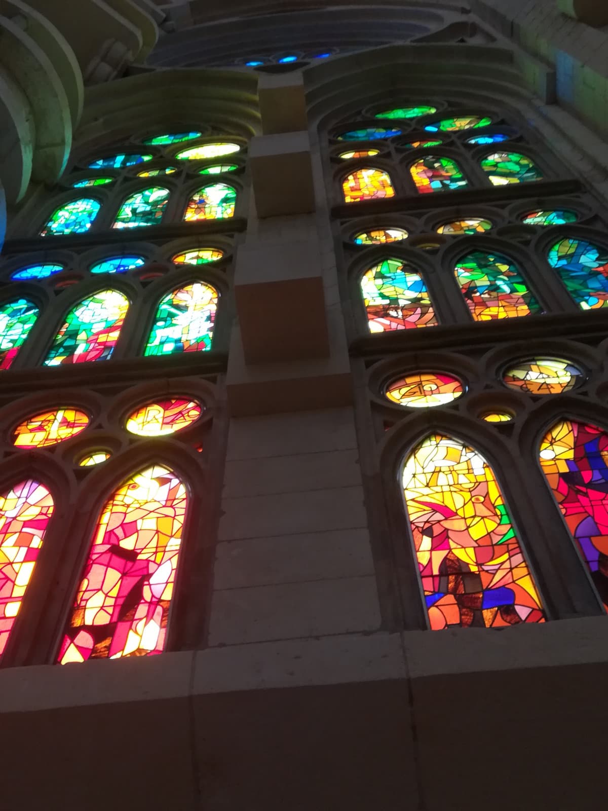 Dentro la Sagrada Familia 