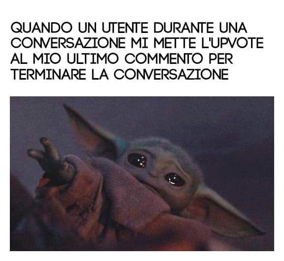 No tranquillo ma fai pure, io non ho dei sentimenti, nono 