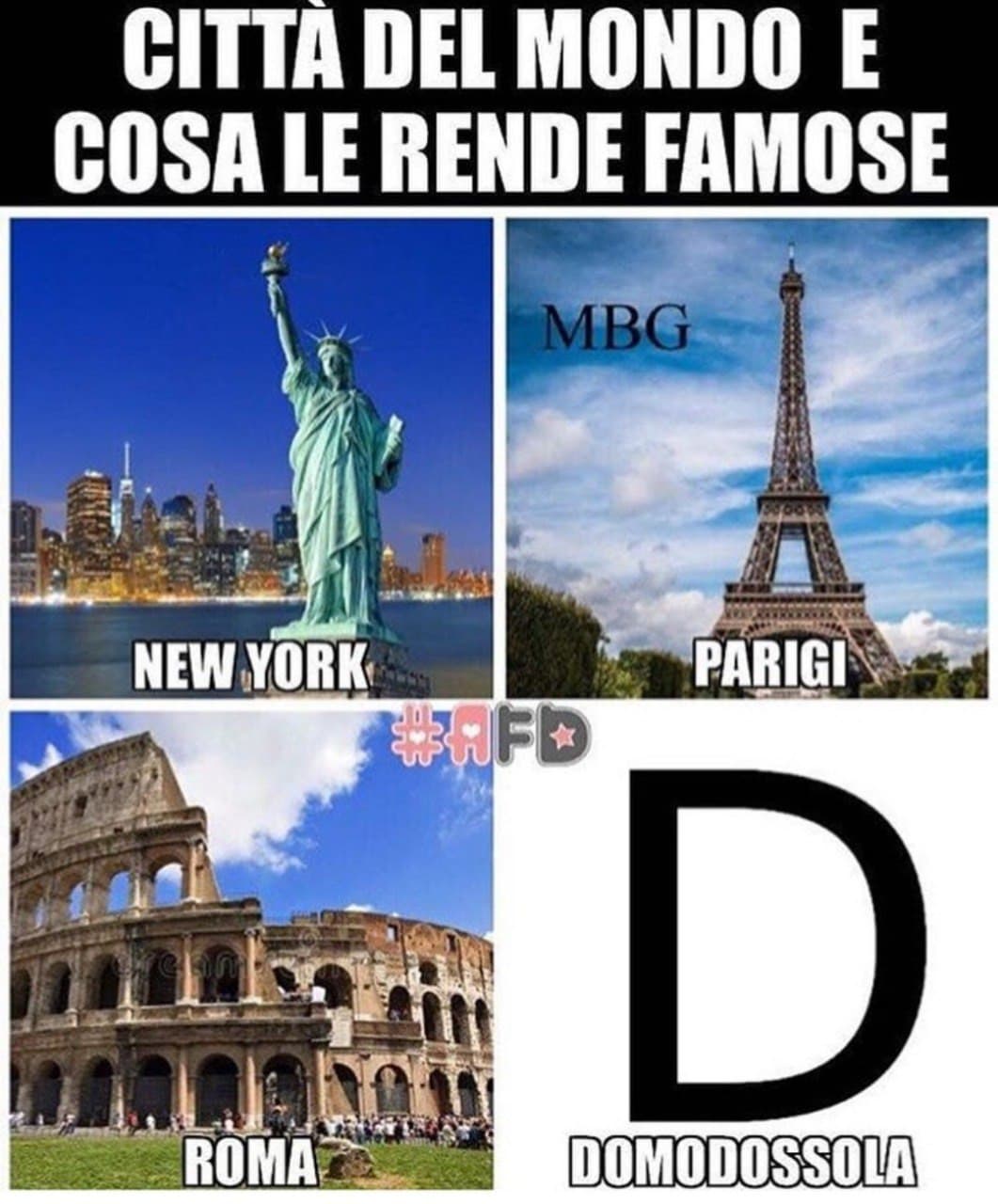 "CITTÀ CON LA D?"