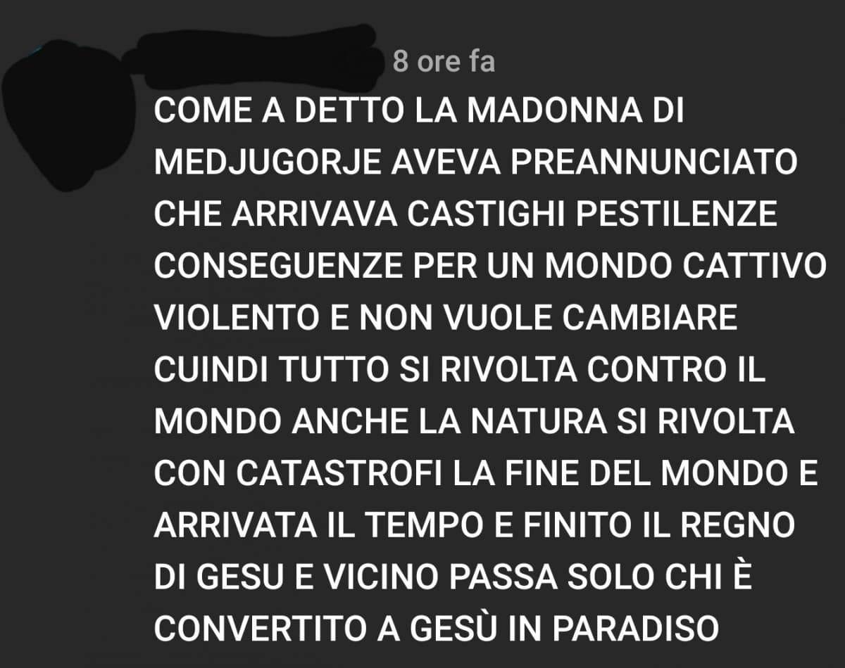 La fine è vicina