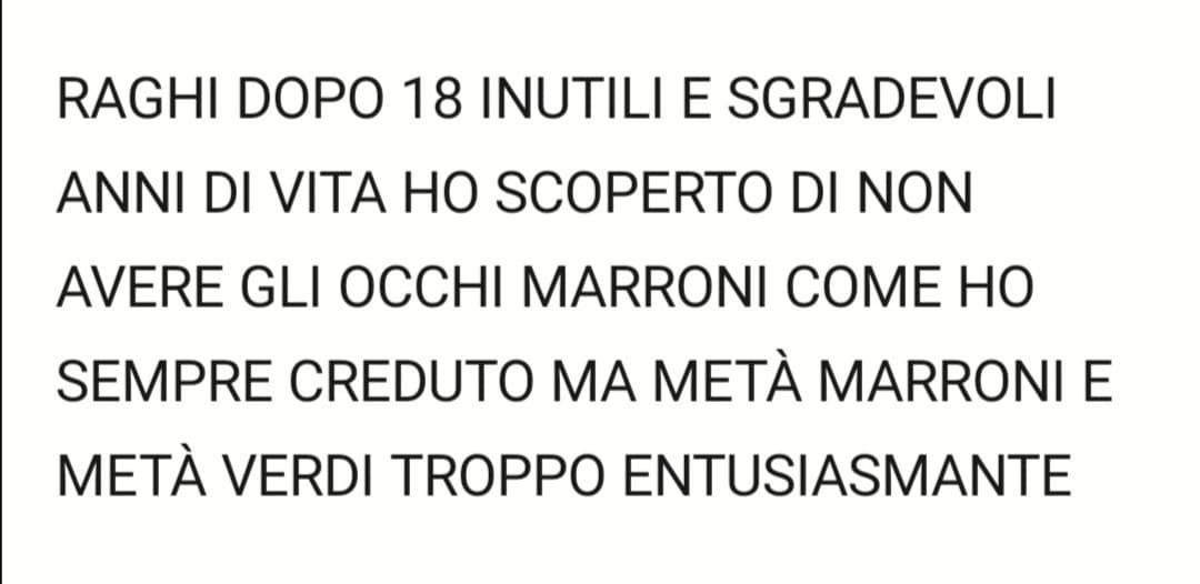 SCUSATE RAGA MA È LA COSA PIÙ ESALTANTE SUCCESSA IN VITA MIA DOVEVO CONDIVIDERLA CON VOI PER FORZA ᵃⁿᶜʰᵉ ˢᵉ ᵍⁱᵘˢᵗᵃᵐᵉⁿᵗᵉ ⁿᵒⁿ ᵛᵉ ⁿᵉ ᶠʳᵉᵍᵃ ⁿᵘˡˡᵃ