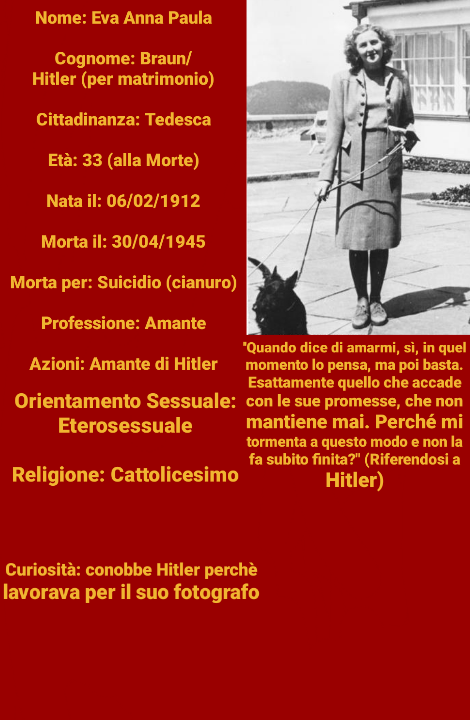 Carta d'identità: Eva Braun 