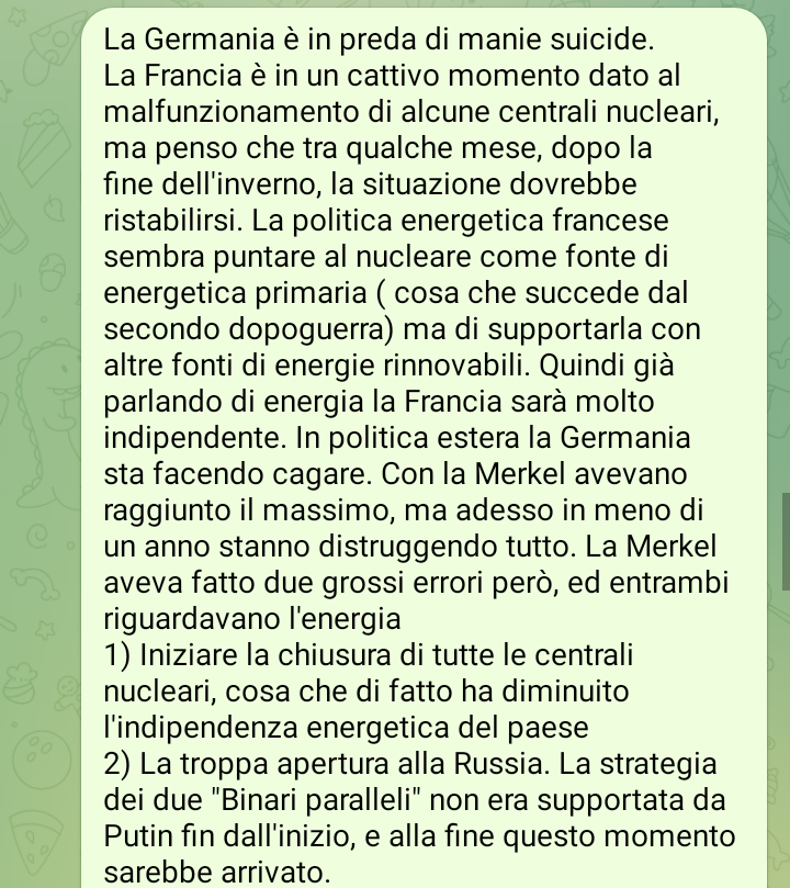 Mega pippone personale sulle recenti dichiarazioni del ministro dell'economia francese. Pareri? Critiche?