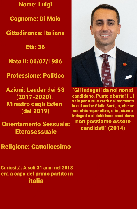 oggi doppio episodio: Luigi Di Maio