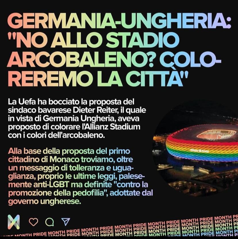 Se non possono colorare lo stadio coloriamo tutta la città!