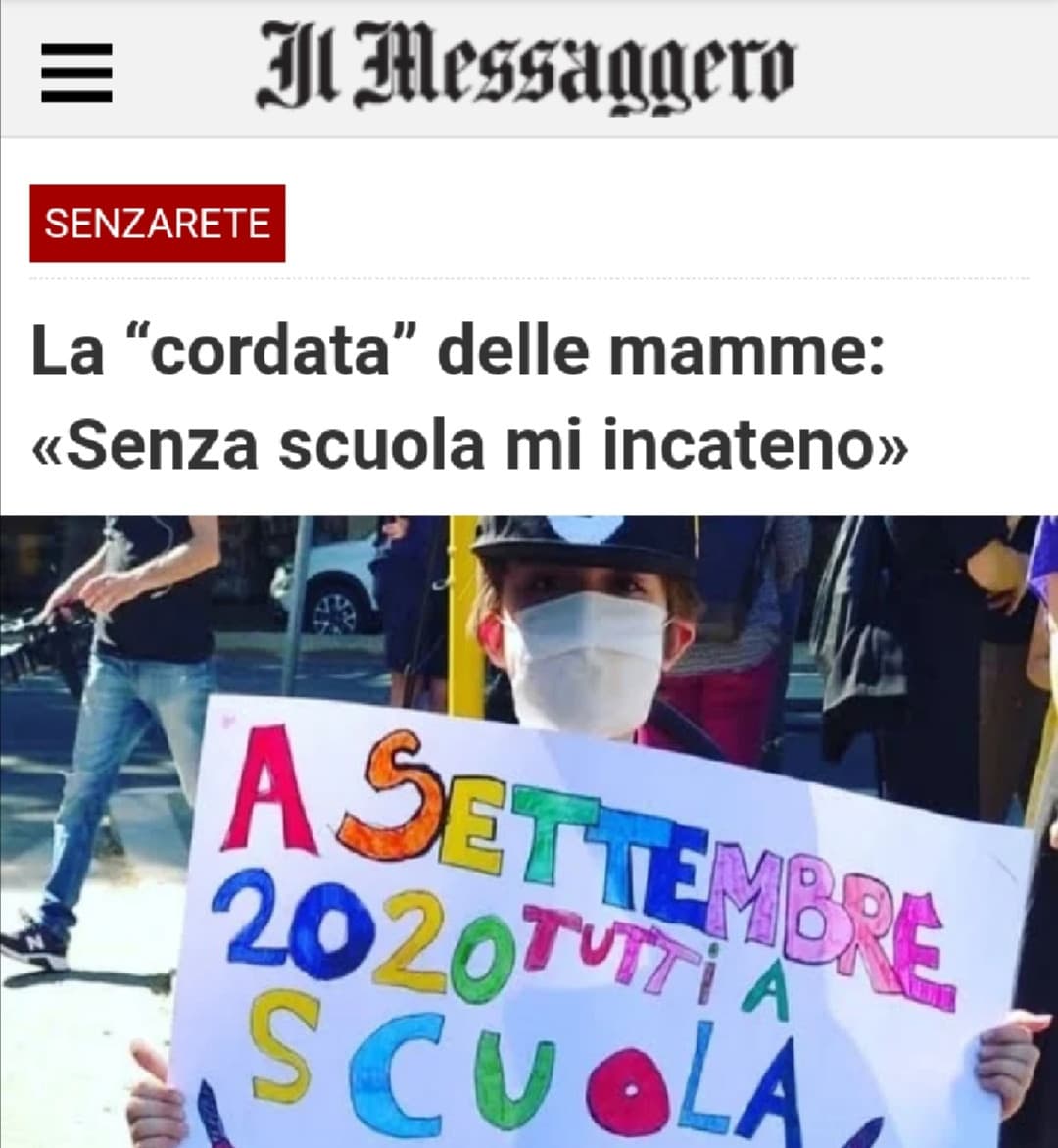 Che ne pensate? Io penso che bisogna pensare prima alla salute e poi alla scuola