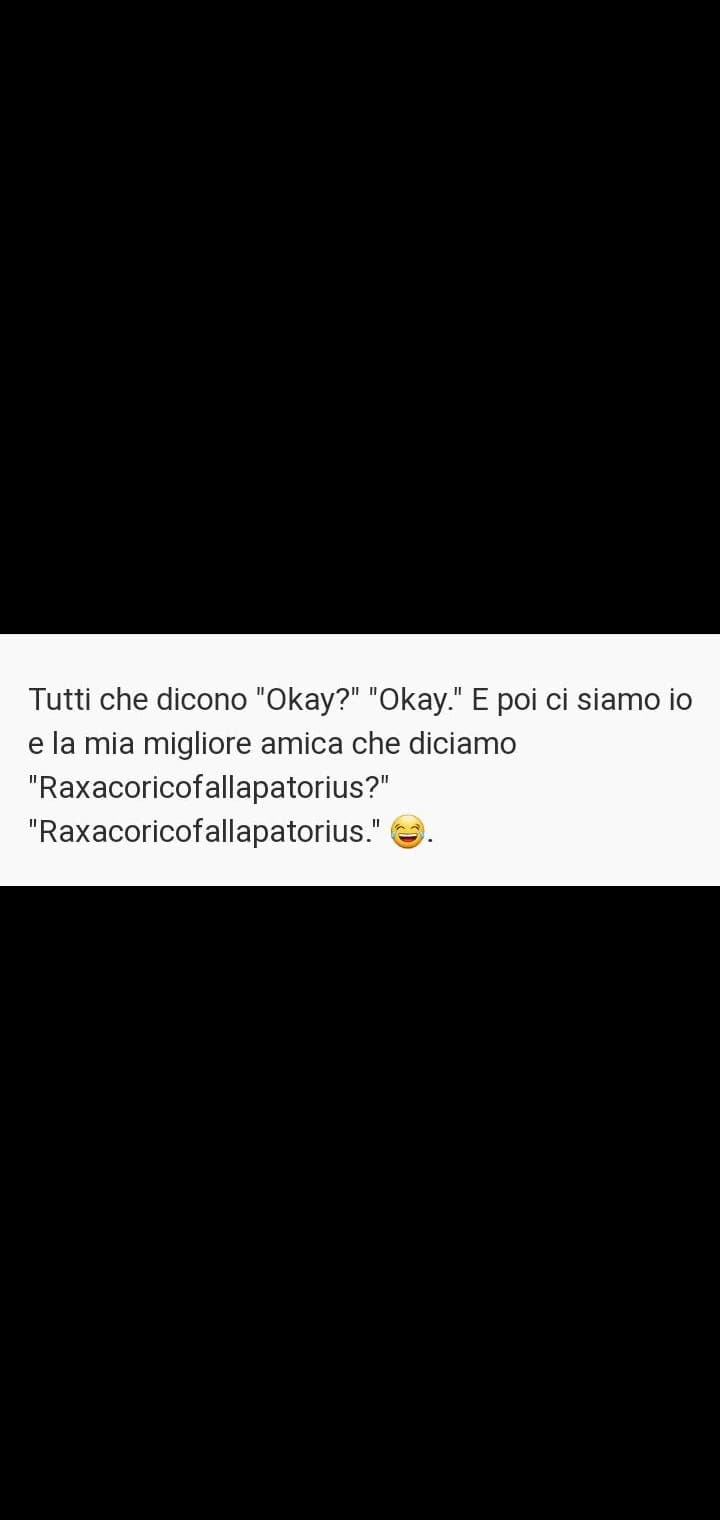 Raxacoricofallapatorius is the new Okay?.