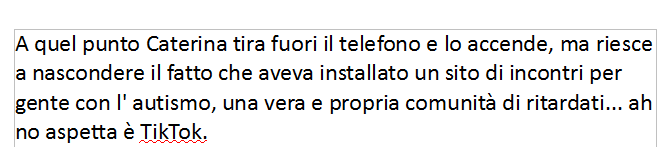 Un' altra parte del libro di mio cugino (11 anni) è un genio