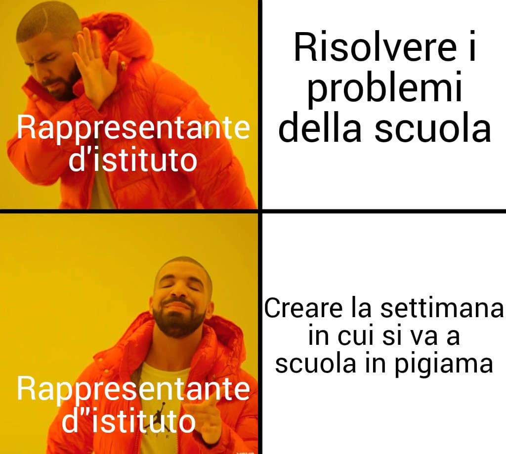 Ecco cosa fanno a scuola mia invece di trovare soluzioni. 