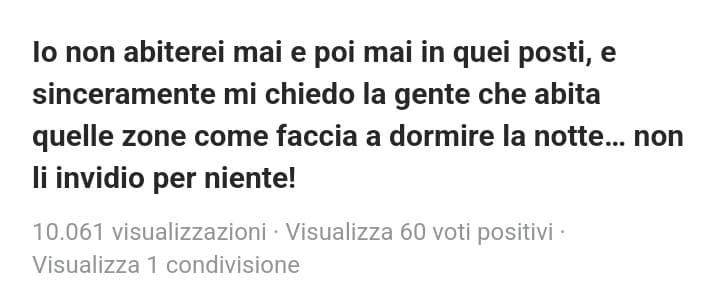 Sto qui si riferisce a quelli che vivono vicino i vulcani qui in italia.. cioè ma che cazzo dice... A parte che io pagherei oro per vivere su Stromboli o vicino l'Etna 