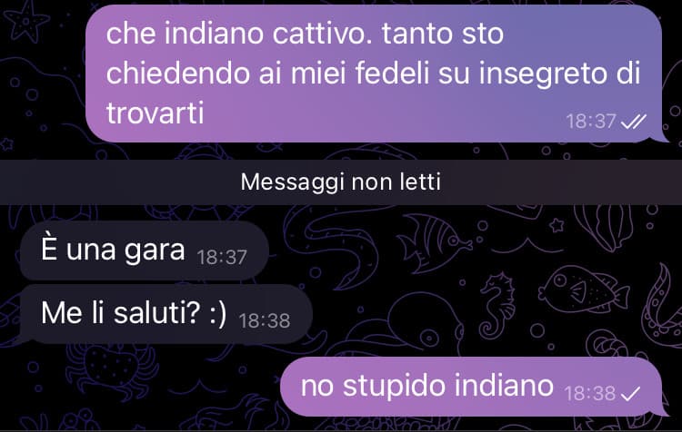 l’indiano vi saluta