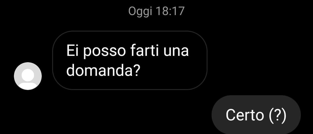 Sono io che ho problemi oppure anche a voi sale un'ansia e una paranoia inverosimile quando vi scrivono in dm?