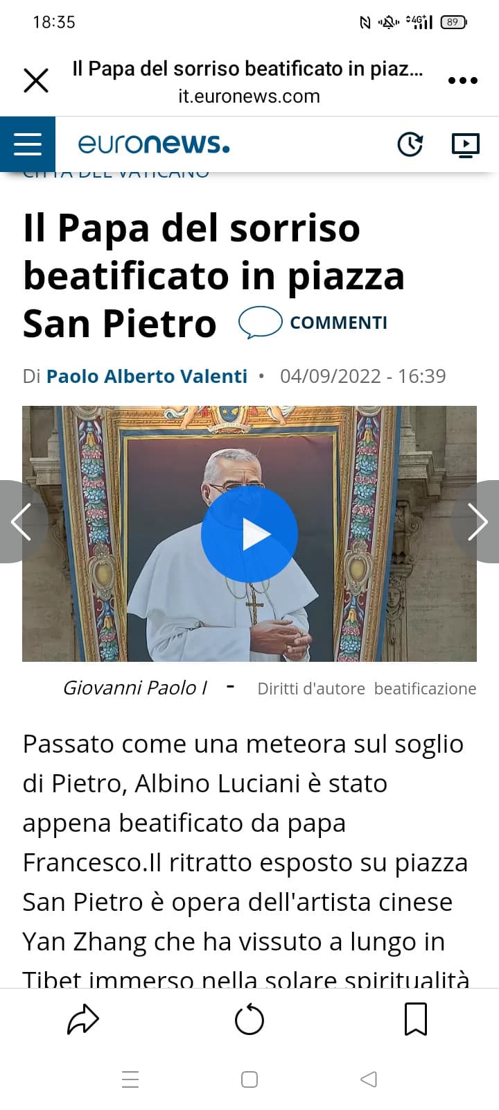 Hanno beatificato Albino