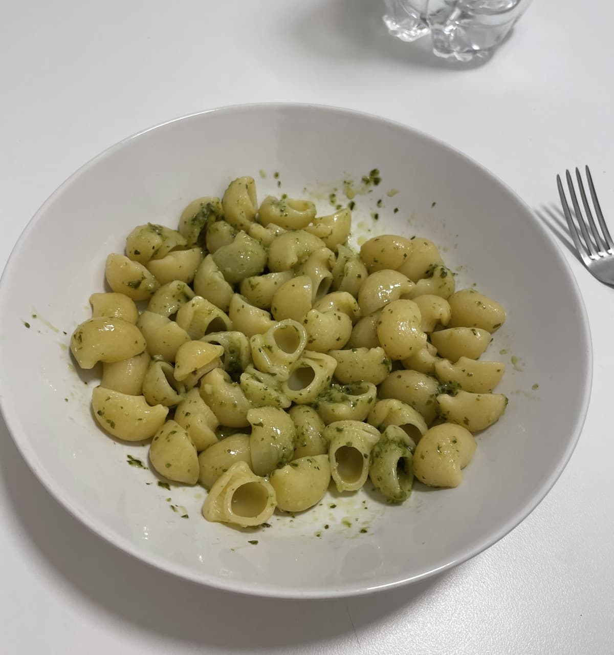 Avevo poca pasta e non mi è bastata questa ho ancora fame adesso uffa.