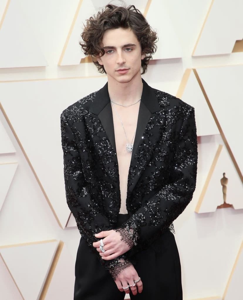 il modo in cui ho passato la giornata a scuola a far vedere timothee chalamet agli oscar a tutti tipo proud mamma 