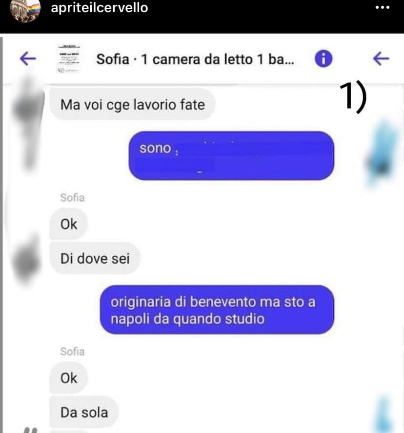 Perché esiste ancora gente ignorante come questa Sofia  ??