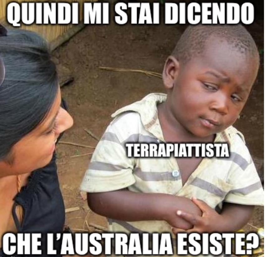 Ne sto facendo troppi sui terrapiattisti? ?