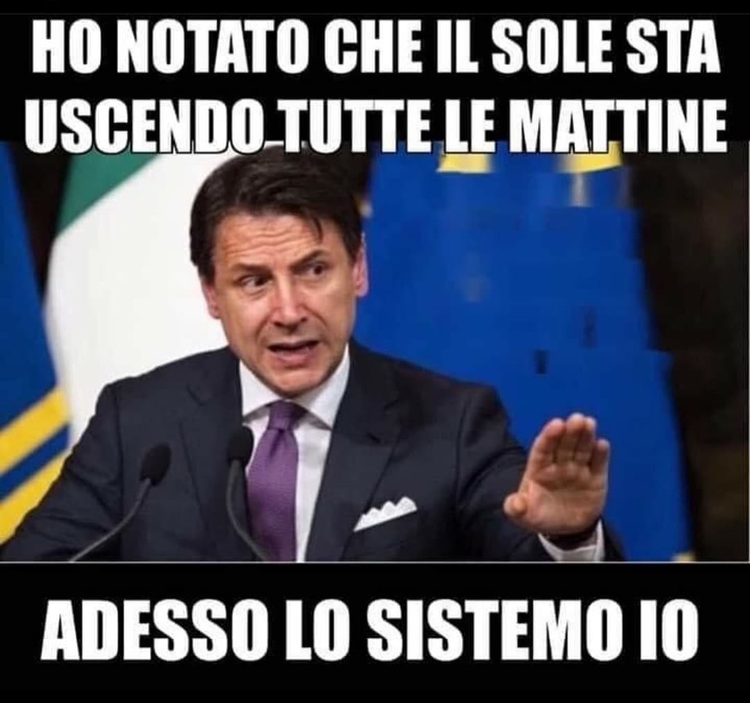 Pensaci tu Conte!