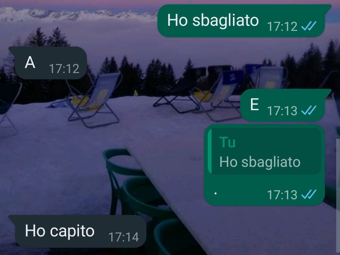 Per sbaglio è partita una chiamata alla mia ex lol