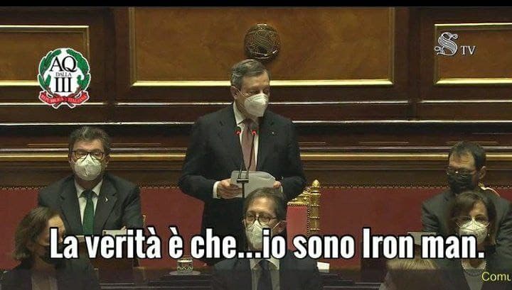 grande rivelazione di draghi oggi al senato