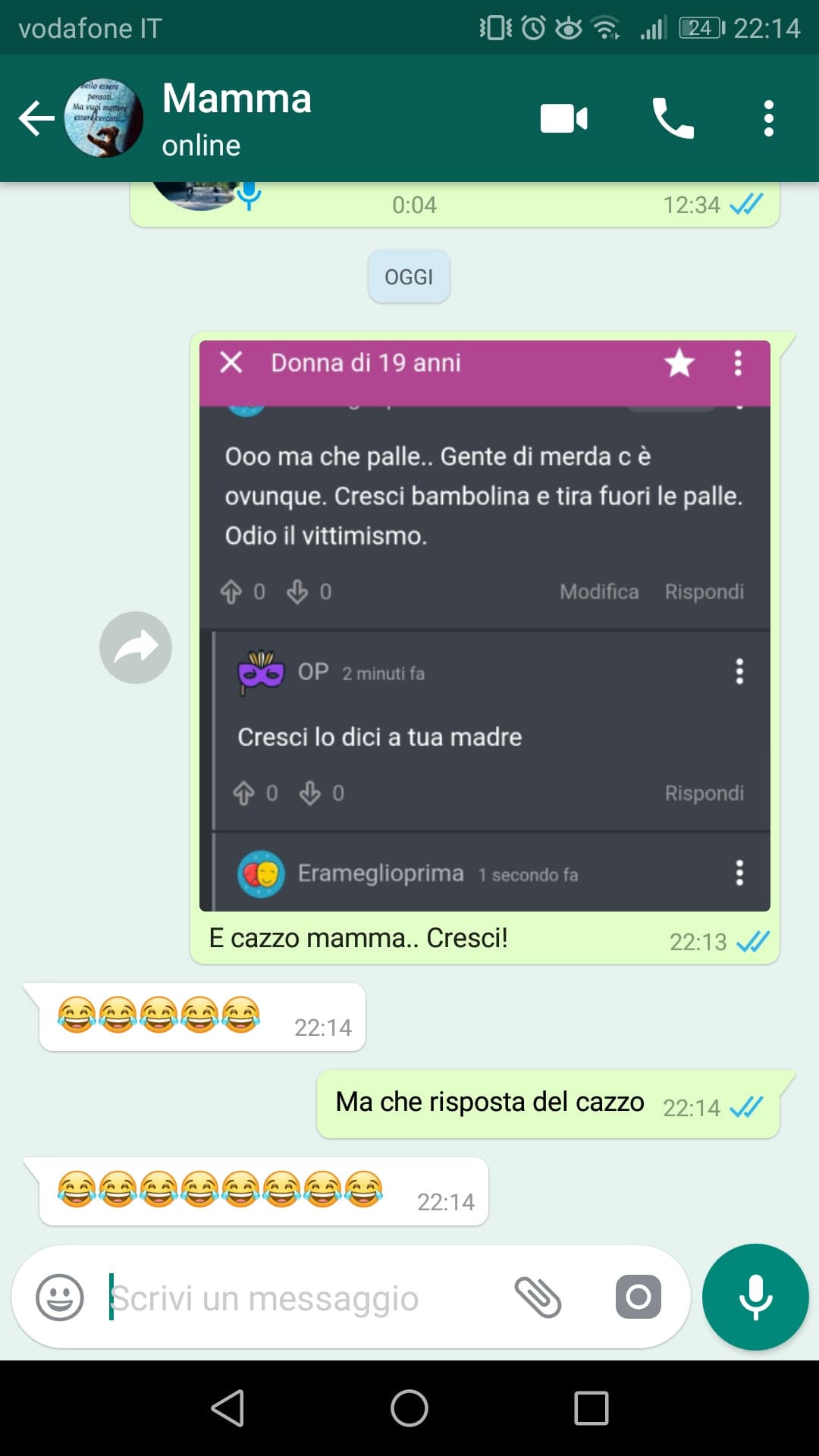 Ragazza di 19 anni.. Fatto.. E ora? 