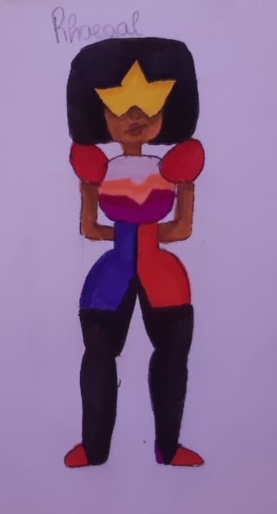 Ultimo di oggi, nonché credotredicesimo. Anche qui, non avevo delle informazioni, quindi l'ho fatto un po' improvvisando. Alla fine ho solo disegnato Garnet con i colori diversi hahah.