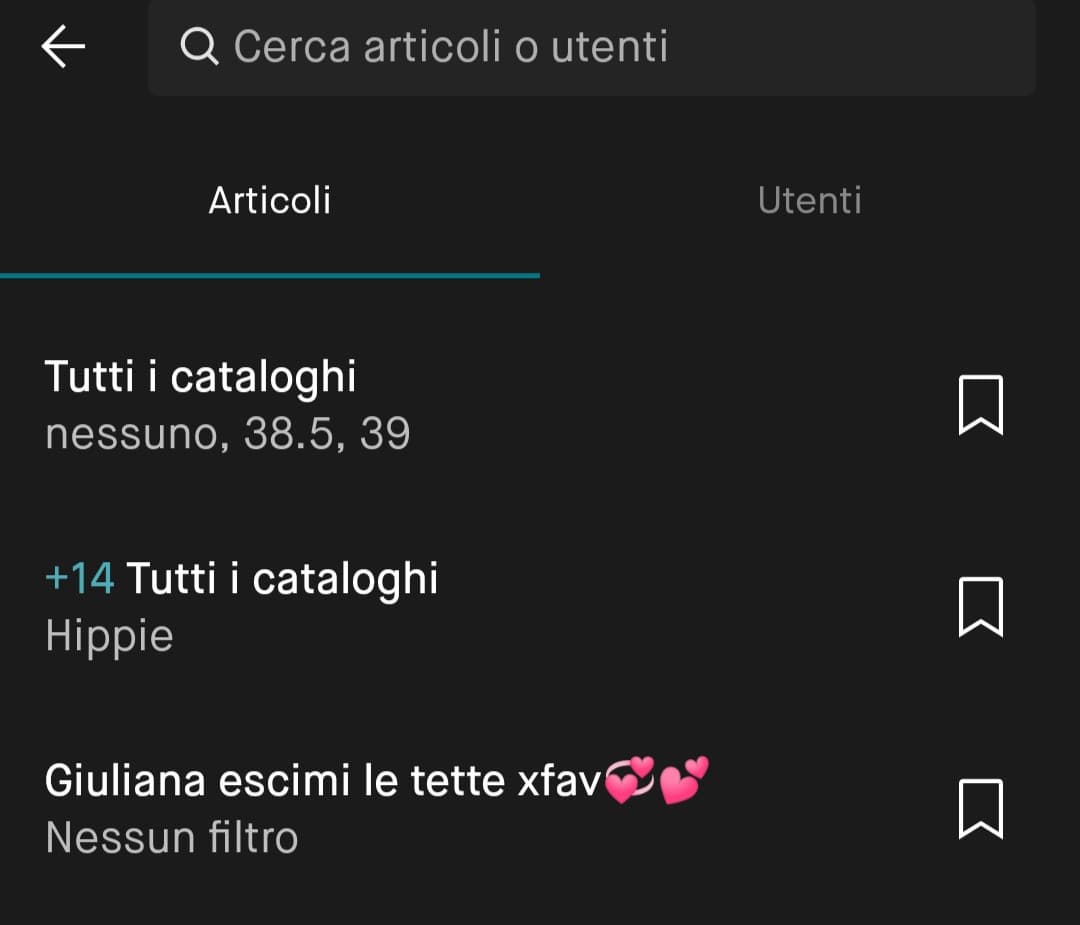 io e Clara abbiamo veramente tutto condiviso, adesso mi ha invaso anche il profilo vinted. Pure l'email in comune ?