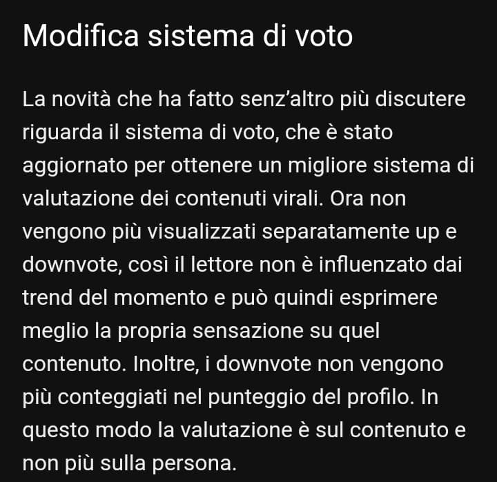 Asp ma quindi i punti non scendono più?