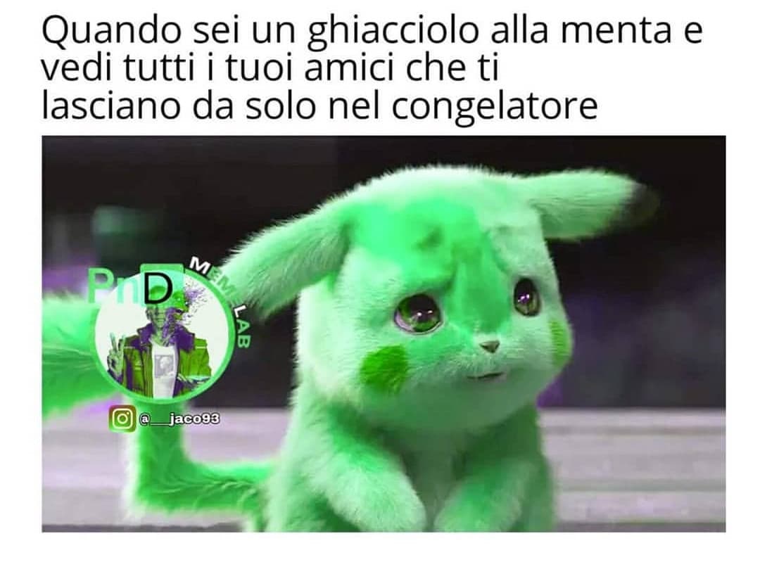 La triste vita dei ghiaccioli alla menta.