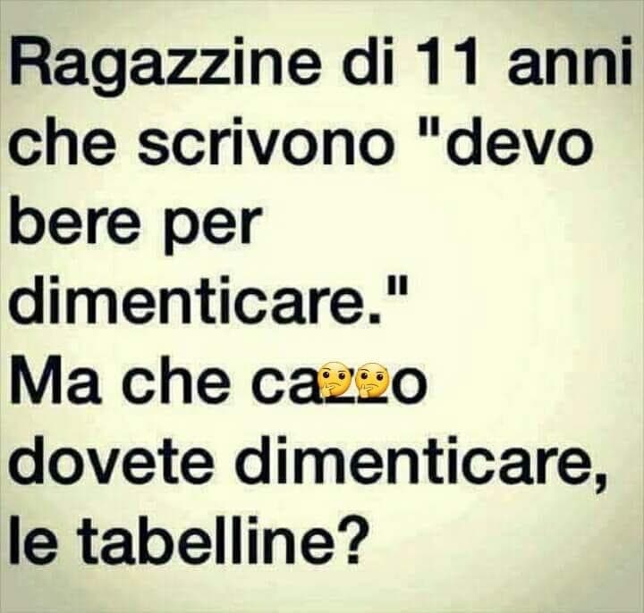 Allora ho postato una foto mia dove bevo uno spritz. E mia zia mi ha mandato questa foto con scritto sotto “questa è per te ?”